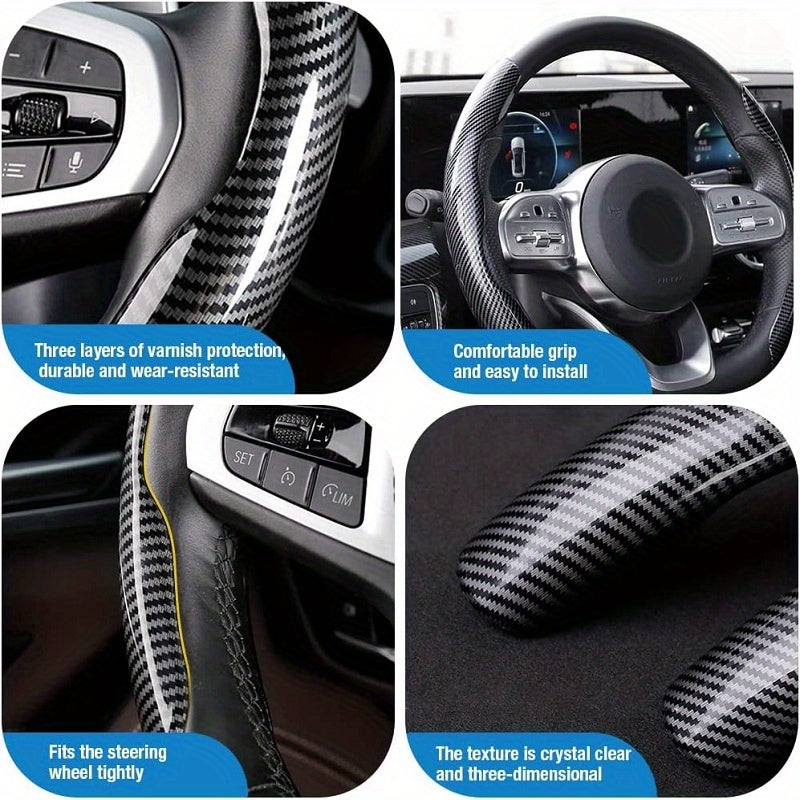 A New Steering Wheel Cover Made of Carbon Fiber That Is Safe And Provides a Non-Slip Grip NovaCart