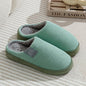 Couple's Warm Slippers for Women, Household Use for Spring, Autumn, and Winter, Non-Slip Thick Sole Indoor Postpartum Plush Slippers for Winter, for Men, Women Shoes NovaCart