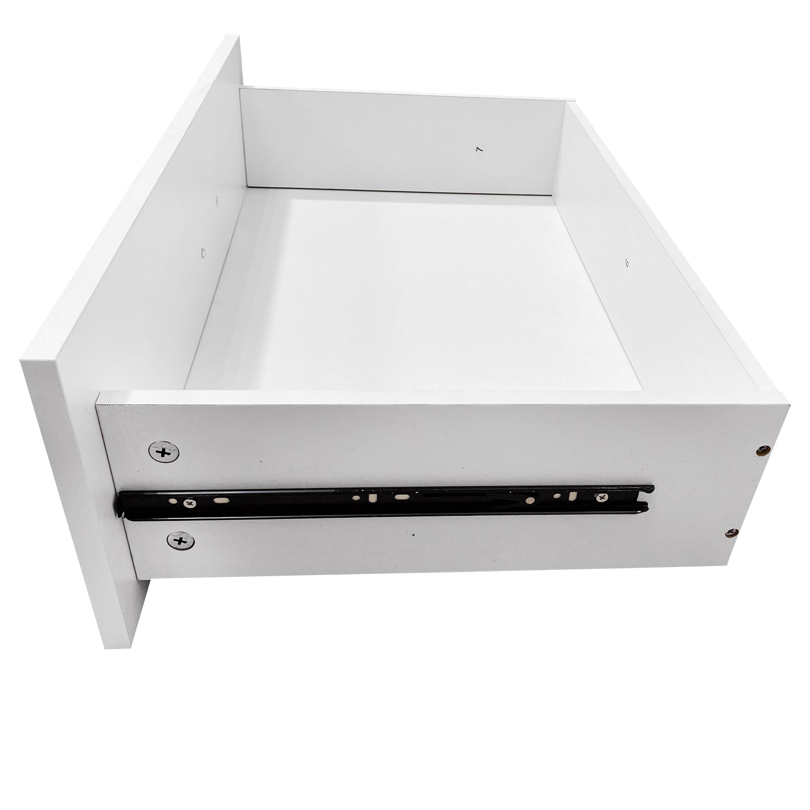 C1 Modular Wooden Closet Organizer System with 2 Drawers 3 Shelves Wall Mount Shelving for Walk in Closet Bedroom Organization Built in Clothes Storage White 23.62''W x 16.04''D x 31.49''H New Era Fashion LLc