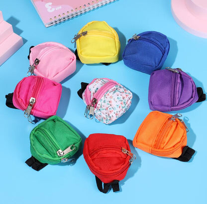 For LABUBU 11.81inch Doll 1/6 BJD Doll Mini Bag Backpack Mini Doll Bag Doll House Decoration Toy Accessories For Gifts Halloween, Christmas Gift NovaCart