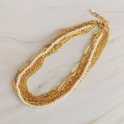 Multi Chain Pearl Necklace Shop Style & More | Fresh Looks, Everyday Deals & Free Shipping