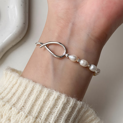 100% Real 925 Sterling Silver Bracelet for Women Bangle Elegant Decor Bracelet for Wedding NovaCart