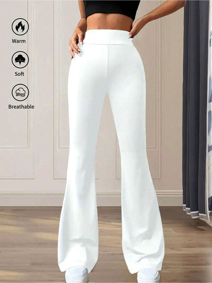 High Waist Flare Pants New Era Fashion LLc