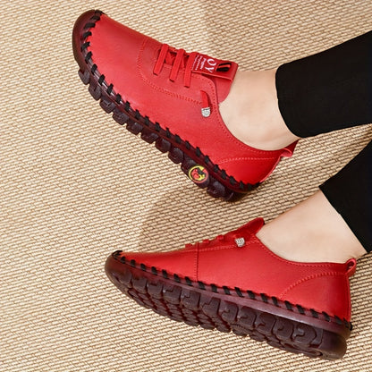 Spring/Autumn 2022 New Style Soft Sole Casual Mom Shoes, Flat Shoes for Women, Breathable and Comfortable Genuine Dance Shoes for Square Dancing, Women Shoes NovaCart