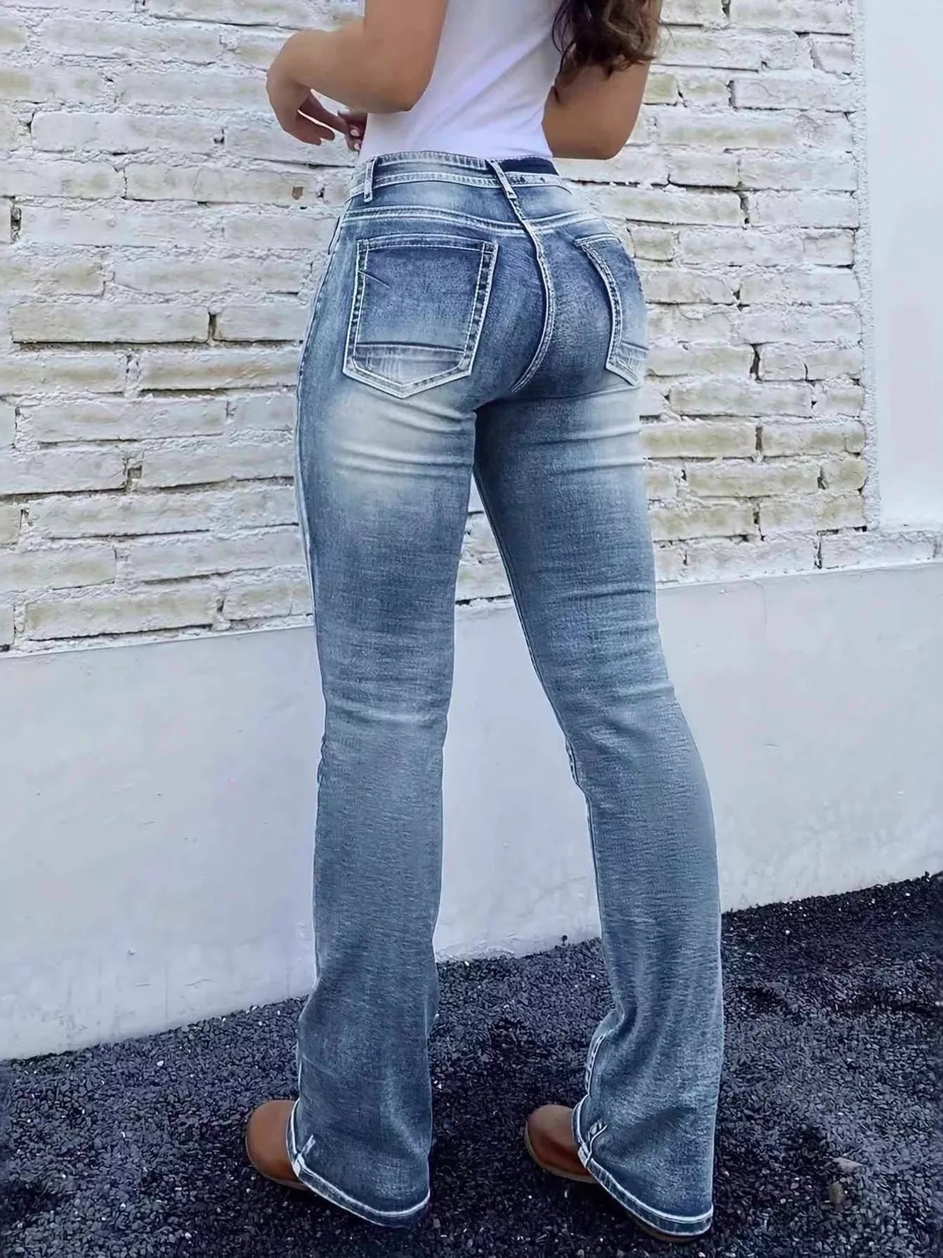 High Waist Bootcut Jeans New Era Fashion LLc