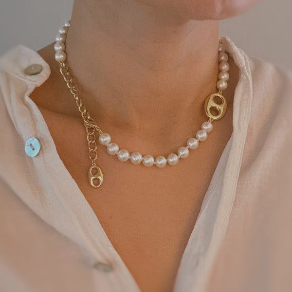 Elegance In Harness Pearl Necklace Shop Style & More | Fresh Looks, Everyday Deals & Free Shipping