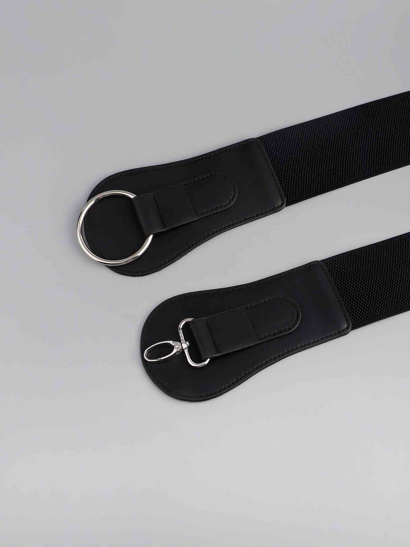 Elegant Fashion PU Elastic Wide Belt – Adjustable Comfort Fit See size chart under “more details” The Fashion Celestial