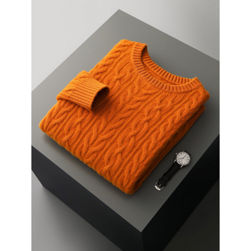 New Men's Round Neck Loose Sweater Grayceful LLC