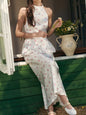 Floral Print Cami and Skirt Set See size chart under “more details” The Fashion Celestial