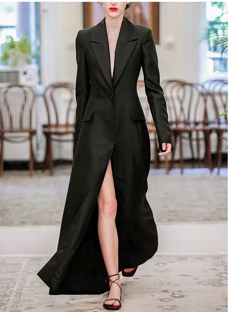 Women's Design Sense Niche Temperament Lightly Mature Adult Lady Like Woman King-size Coat See size chart under “more details” The Fashion Celestial