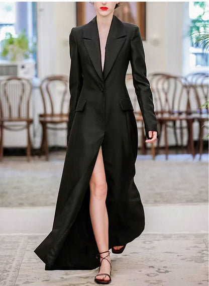 Women's Design Sense Niche Temperament Lightly Mature Adult Lady Like Woman King-size Coat See size chart under “more details” The Fashion Celestial