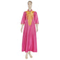 Plus Size Stand Collar Pocket Dress