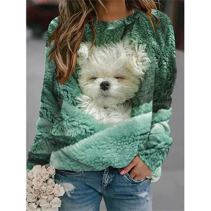Thickened Stand Collar Zipper Plaid Sweatshirt for Women