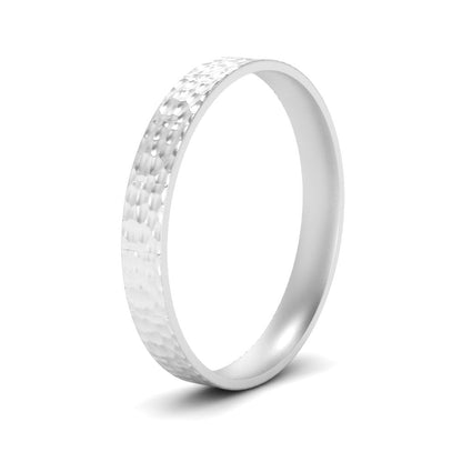 Hammered Finish Mens Wedding Band Fascinating Diamonds