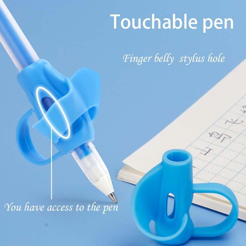 5Pcs Children Writing Pencil Holder Kids Learning Practice Pen Aid Grip Posture Correction Device Child Writing Tools Pencil for Kids Handwriting Aid Correction Tool Stevvex