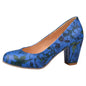 Elegant Floral High Heels for Women with Round Toe