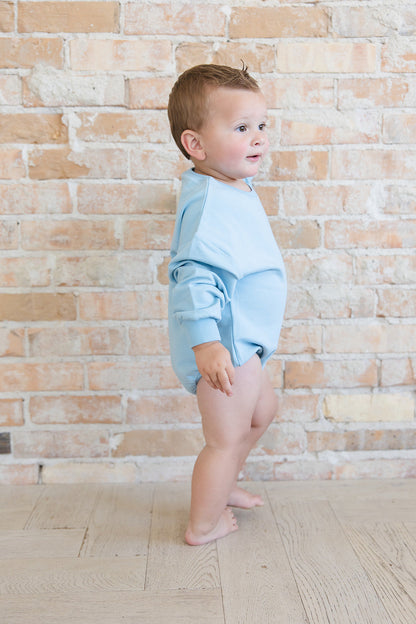 Portorosso Sky - Cloud Terry Bubble Romper Blush Lotus