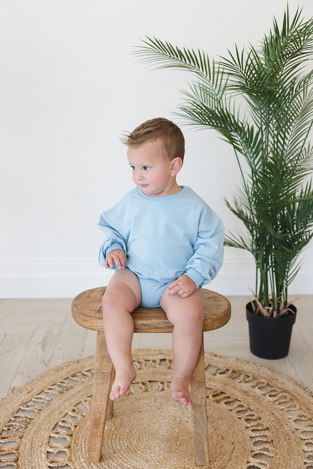 Portorosso Sky - Cloud Terry Bubble Romper Blush Lotus