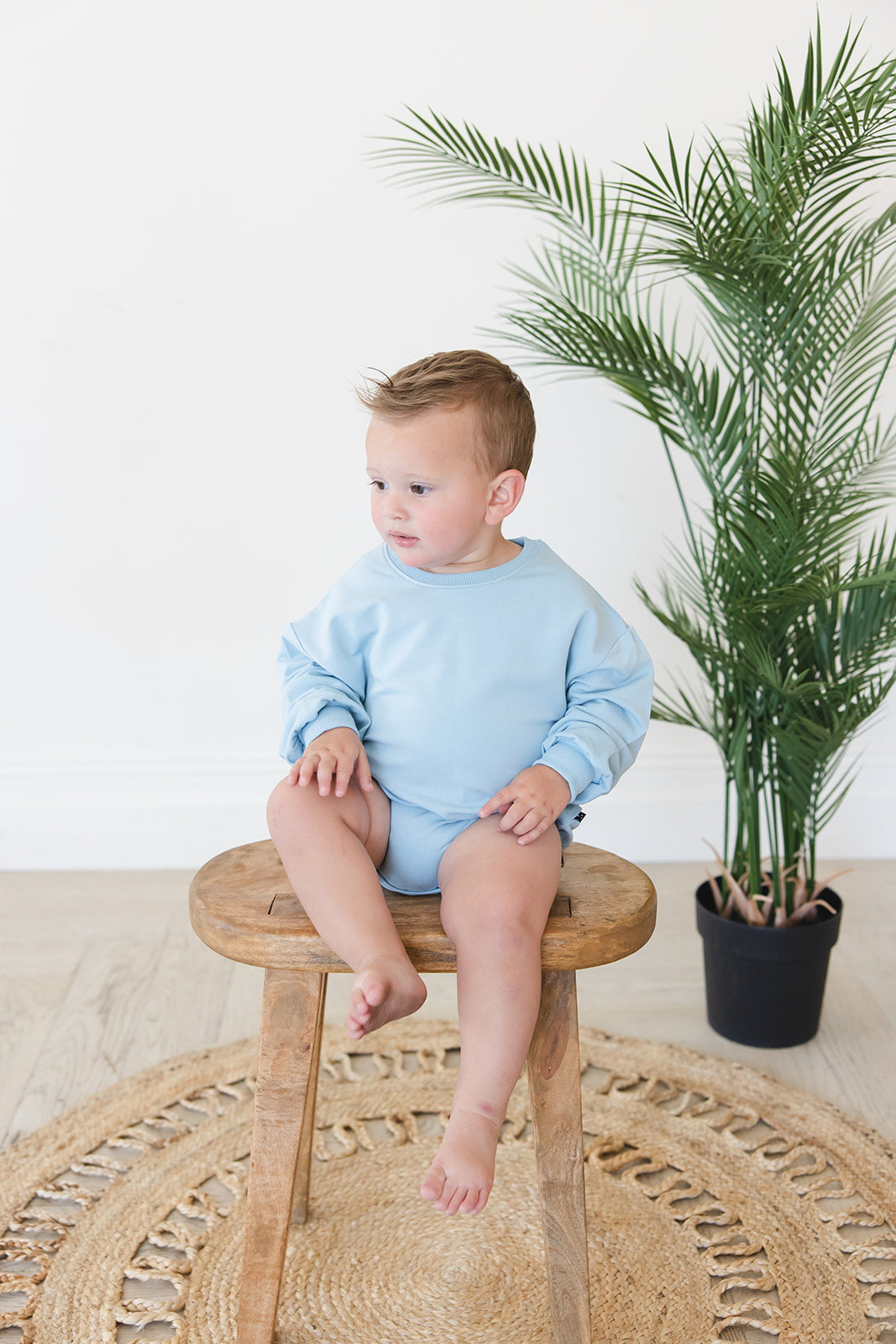 Portorosso Sky - Cloud Terry Bubble Romper Blush Lotus