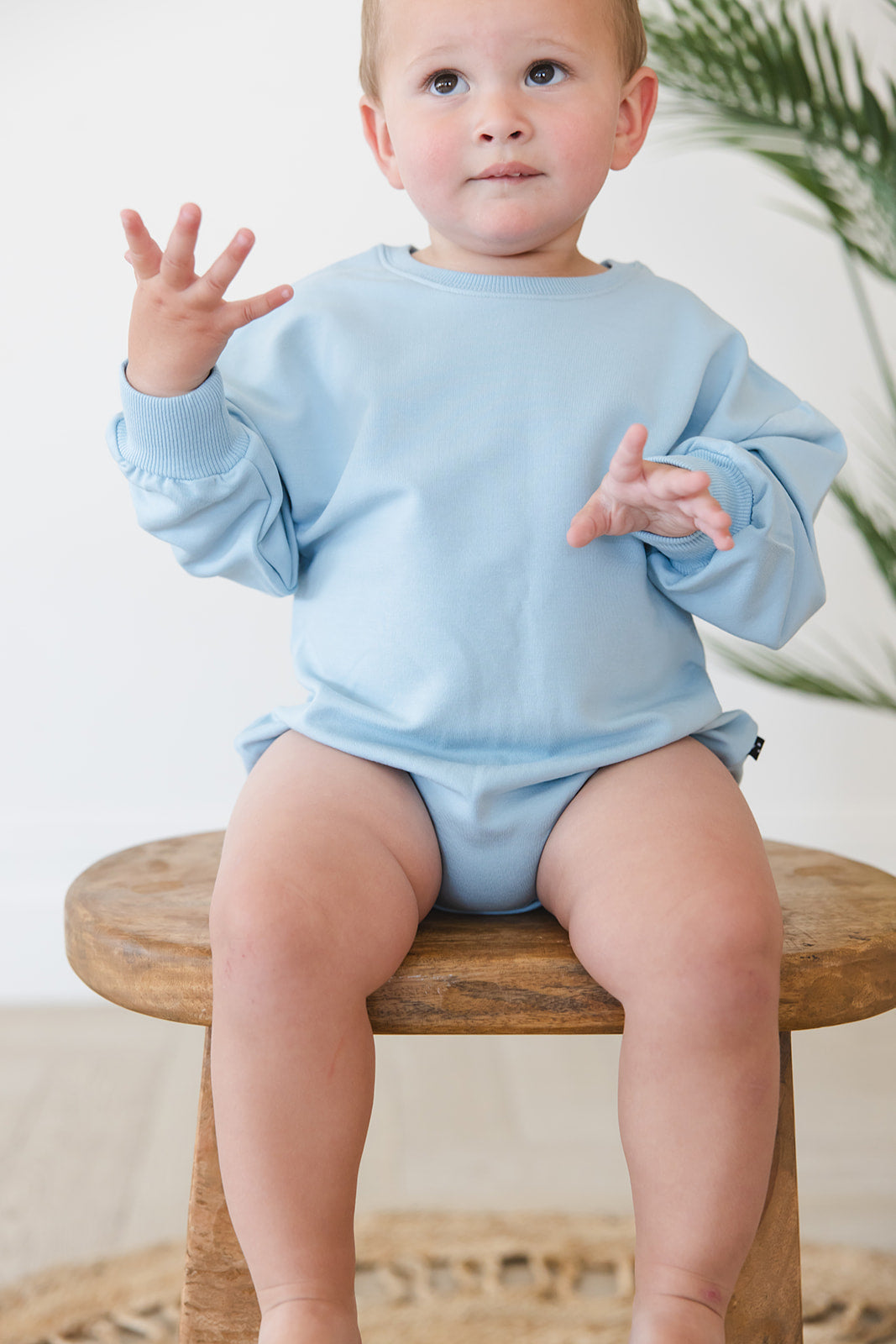 Portorosso Sky - Cloud Terry Bubble Romper Blush Lotus