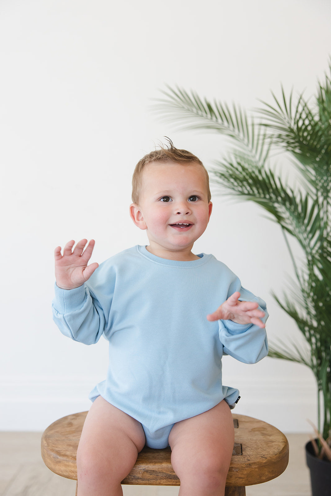 Portorosso Sky - Cloud Terry Bubble Romper Blush Lotus