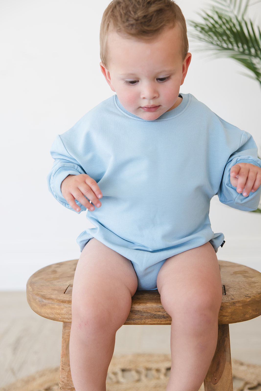 Portorosso Sky - Cloud Terry Bubble Romper Blush Lotus