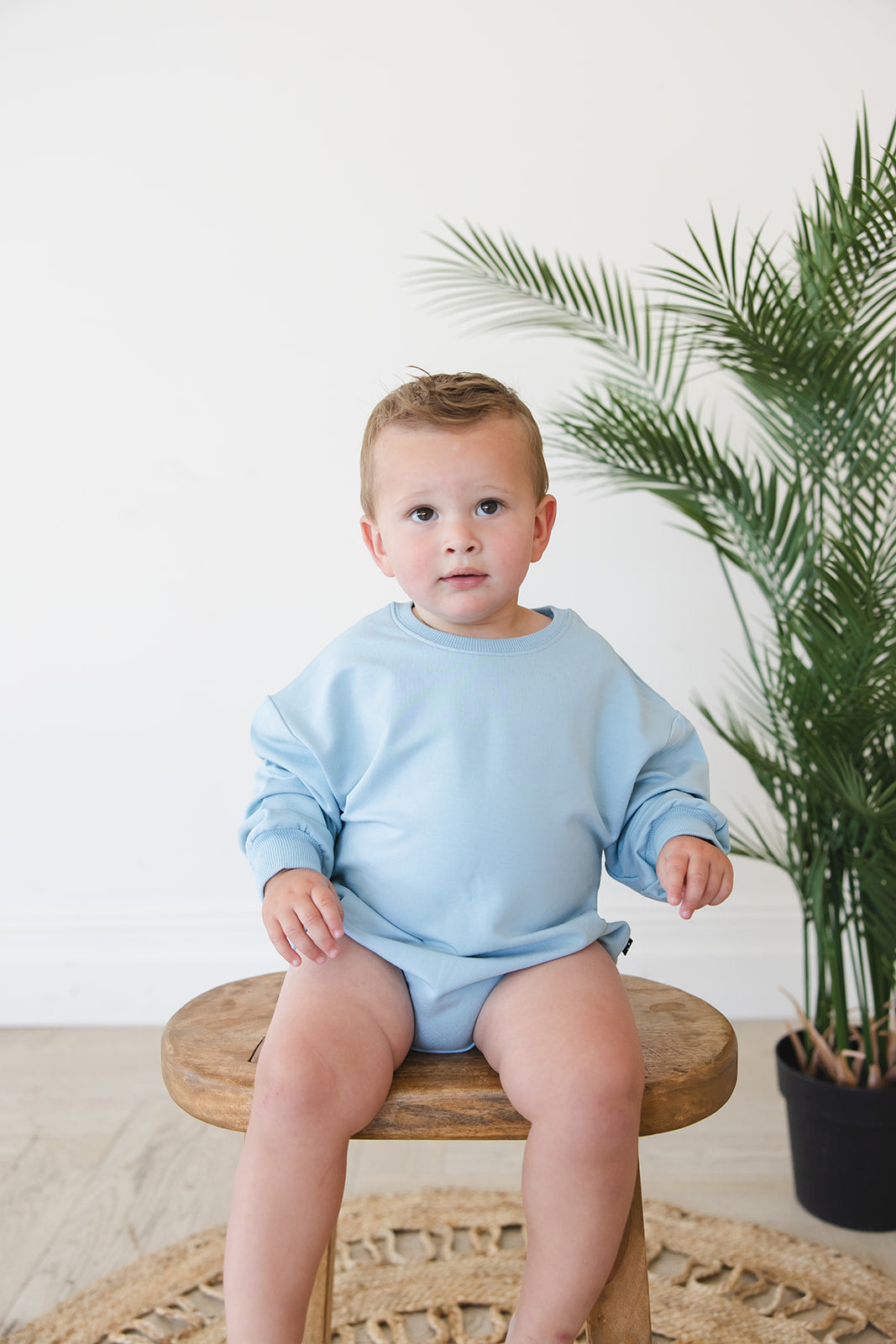 Portorosso Sky - Cloud Terry Bubble Romper Blush Lotus