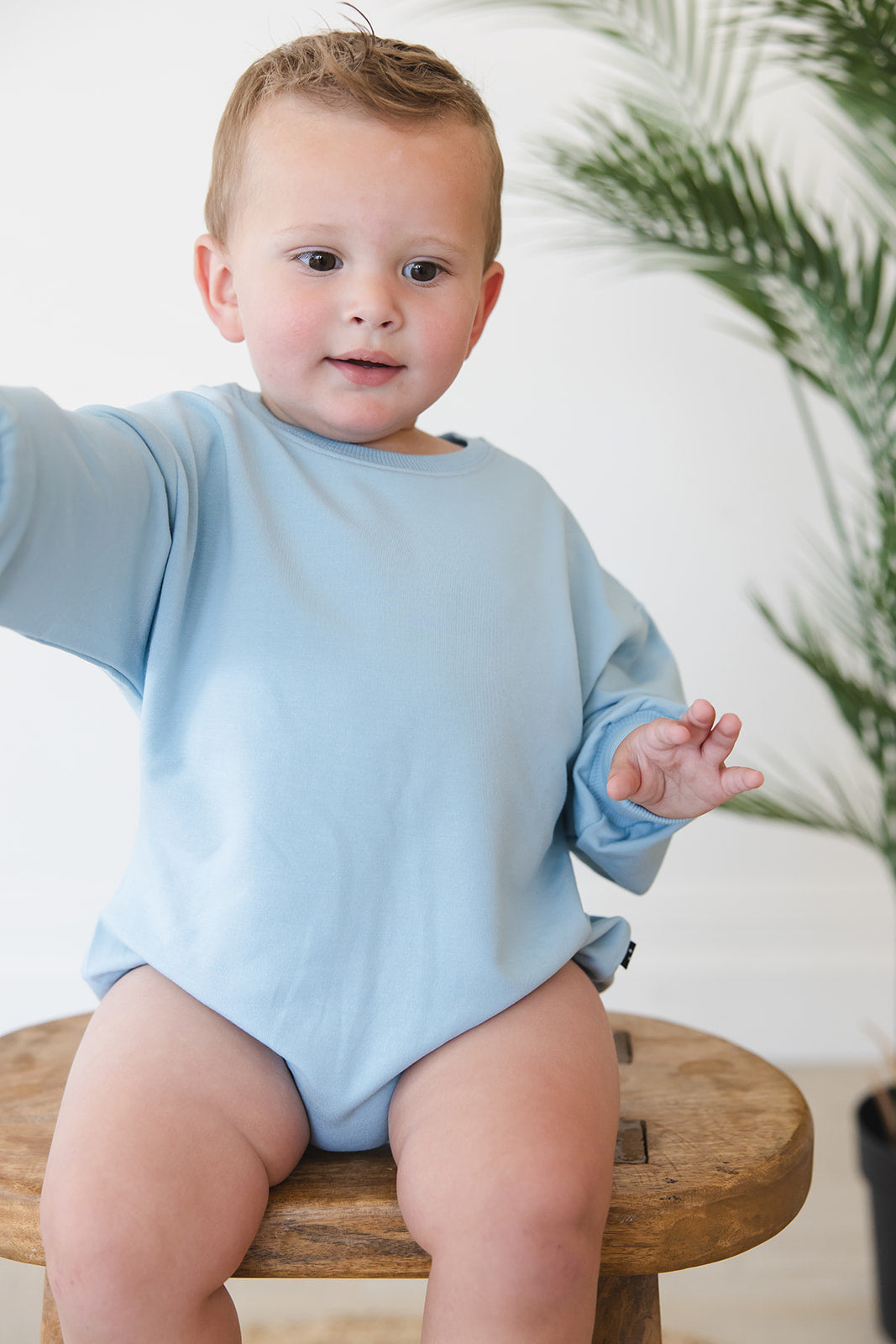 Portorosso Sky - Cloud Terry Bubble Romper Blush Lotus