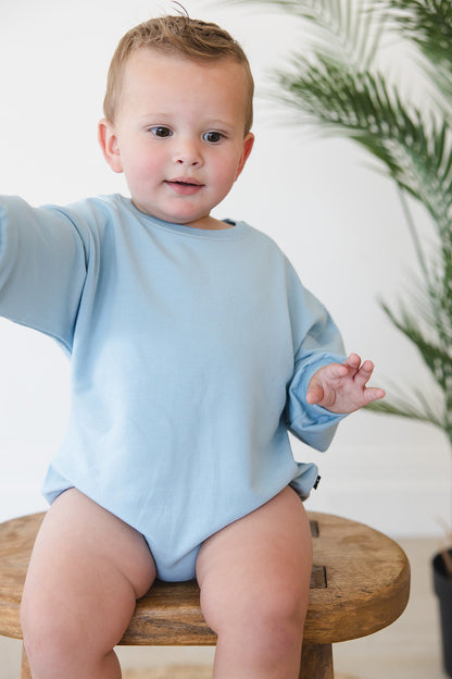 Portorosso Sky - Cloud Terry Bubble Romper Blush Lotus