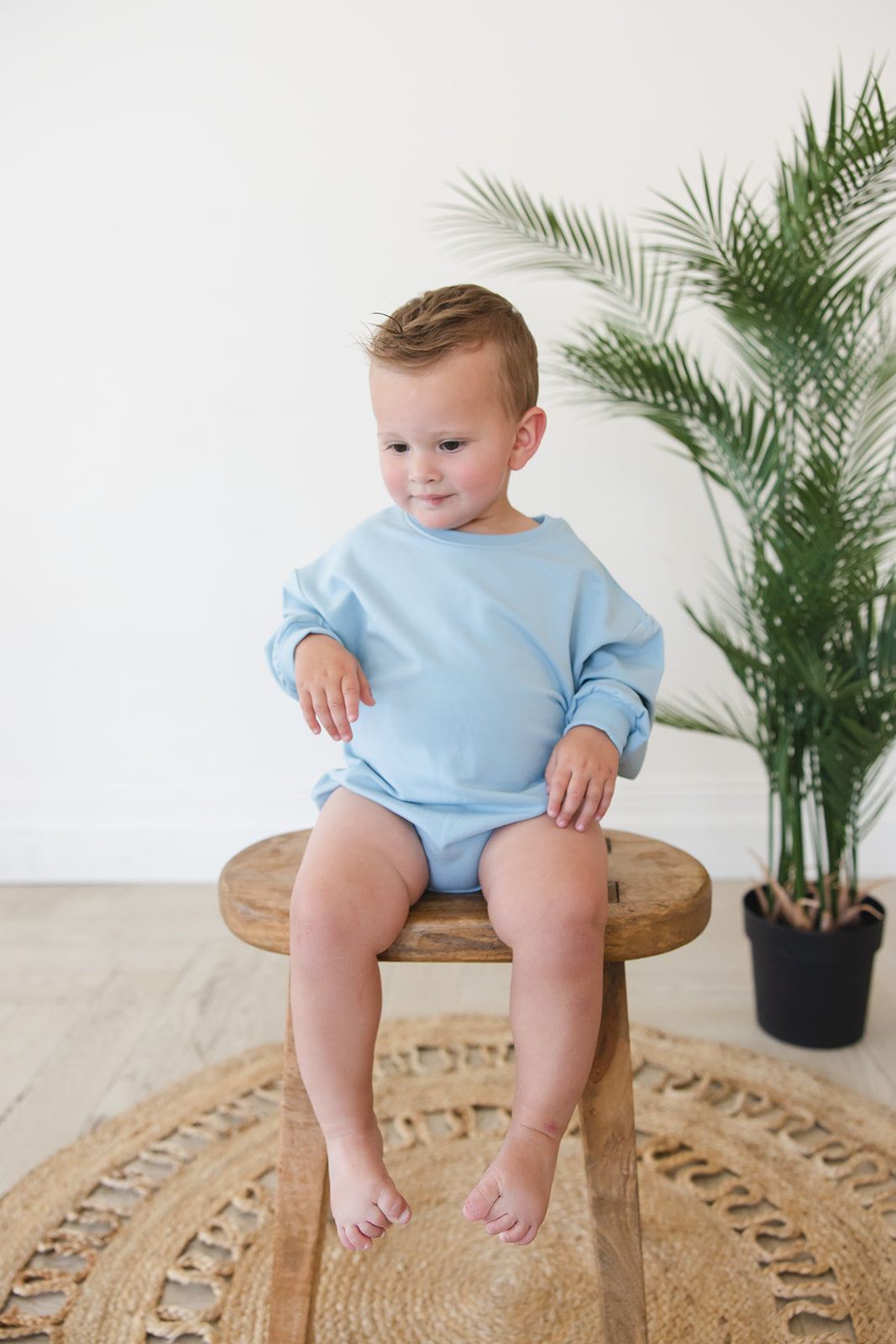 Portorosso Sky - Cloud Terry Bubble Romper Blush Lotus
