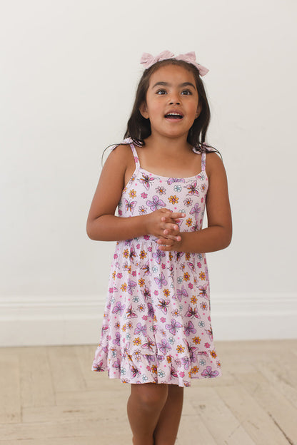 Emma - Twirl Dress Blush Lotus