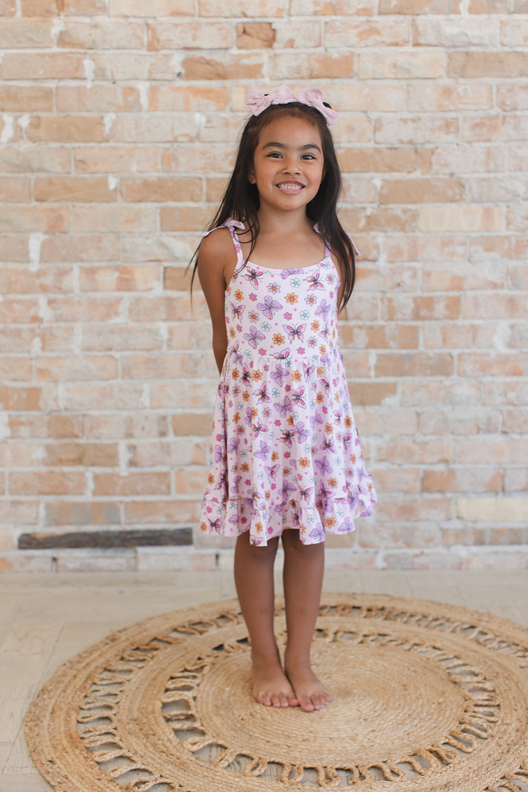 Emma - Twirl Dress Blush Lotus