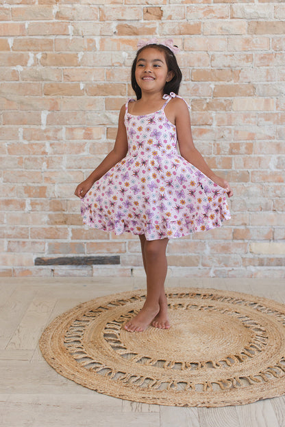 Emma - Twirl Dress Blush Lotus