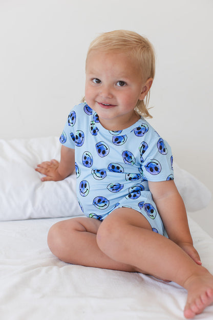 A Smile Tie Dye For - Pocket Short Set Blush Lotus