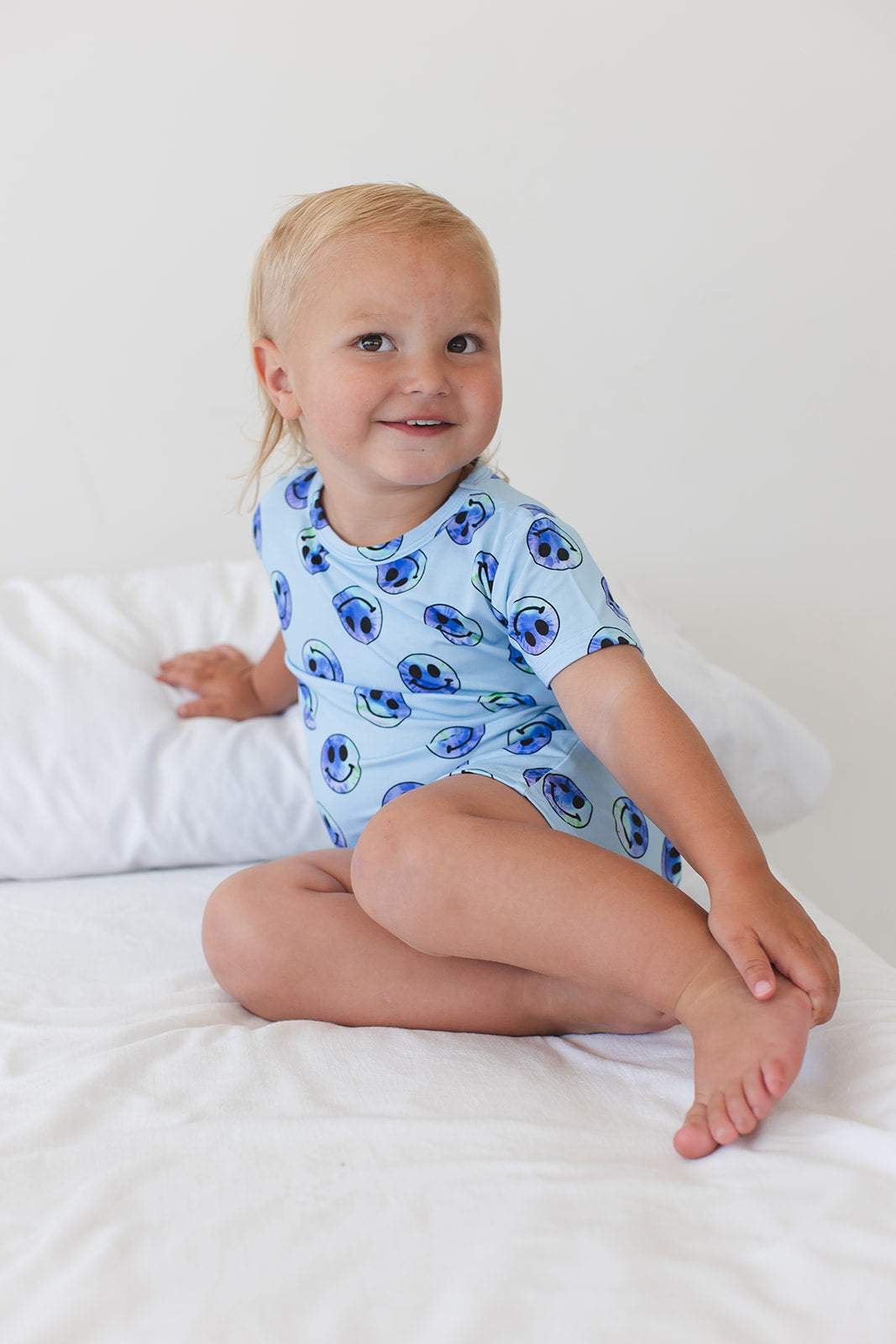 A Smile Tie Dye For - Pocket Short Set Blush Lotus