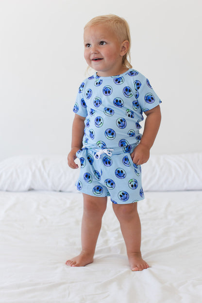 A Smile Tie Dye For - Pocket Short Set Blush Lotus