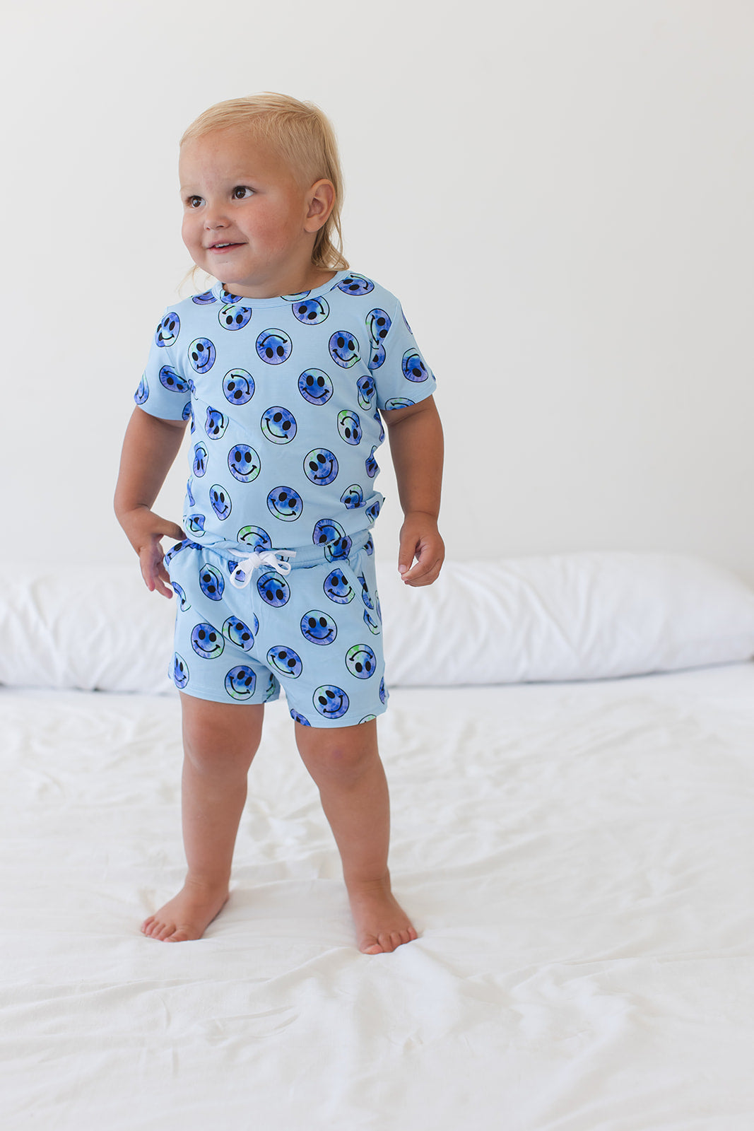 A Smile Tie Dye For - Pocket Short Set Blush Lotus
