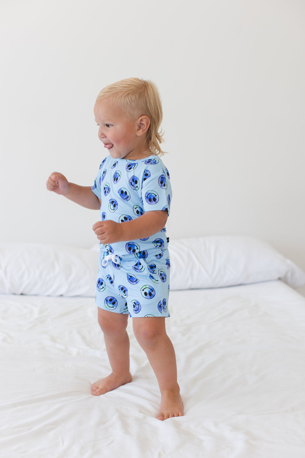 A Smile Tie Dye For - Pocket Short Set Blush Lotus