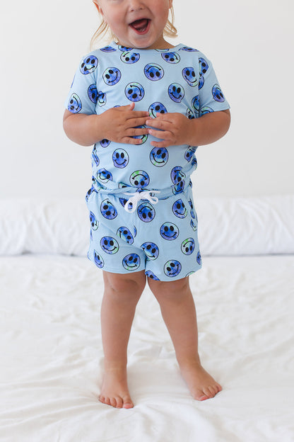 A Smile Tie Dye For - Pocket Short Set Blush Lotus