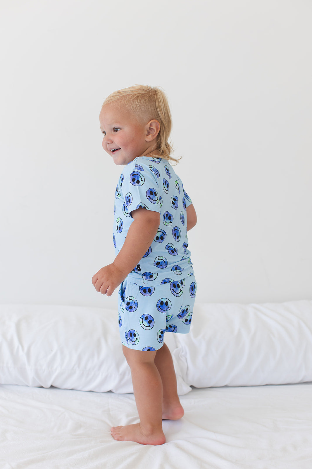 A Smile Tie Dye For - Pocket Short Set Blush Lotus