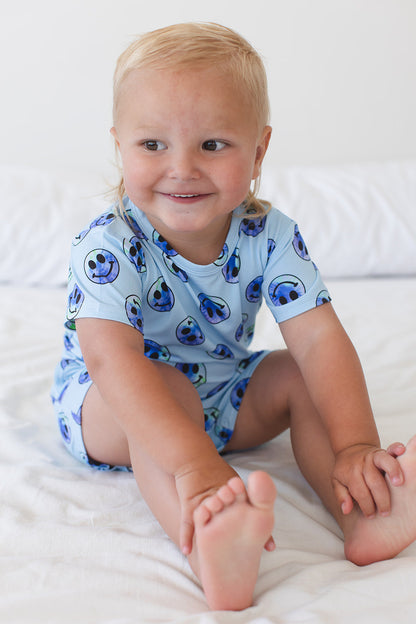 A Smile Tie Dye For - Pocket Short Set Blush Lotus