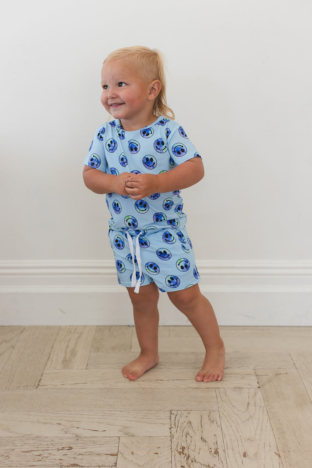 A Smile Tie Dye For - Pocket Short Set Blush Lotus