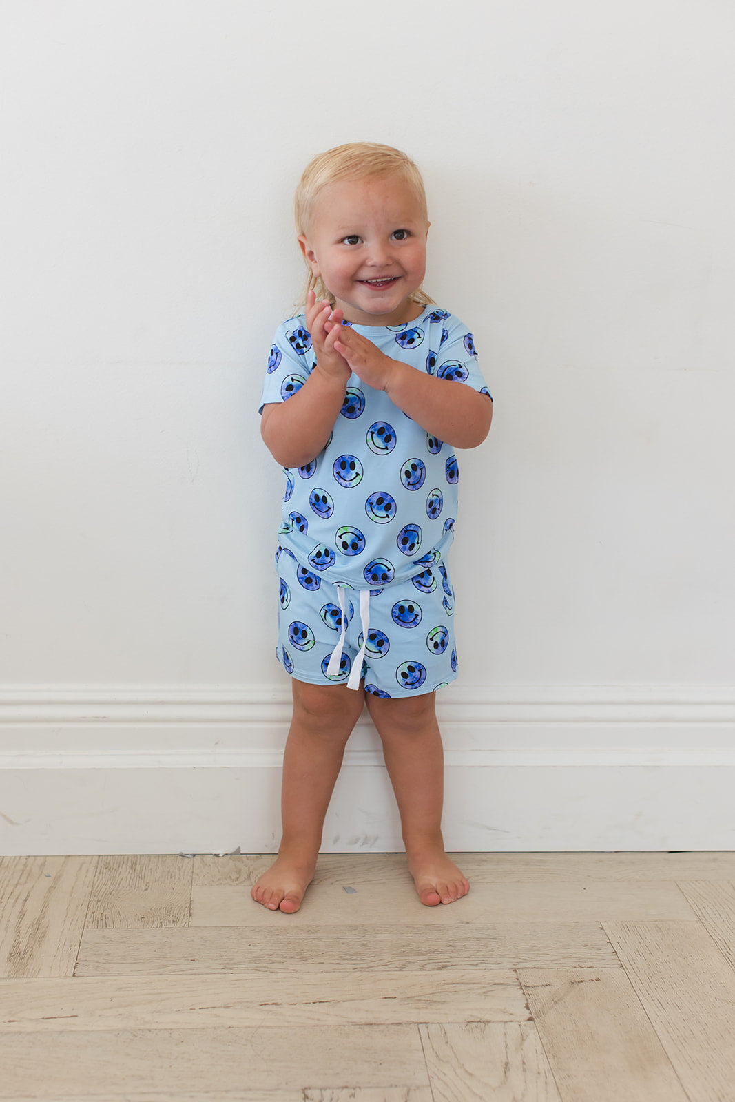 A Smile Tie Dye For - Pocket Short Set Blush Lotus