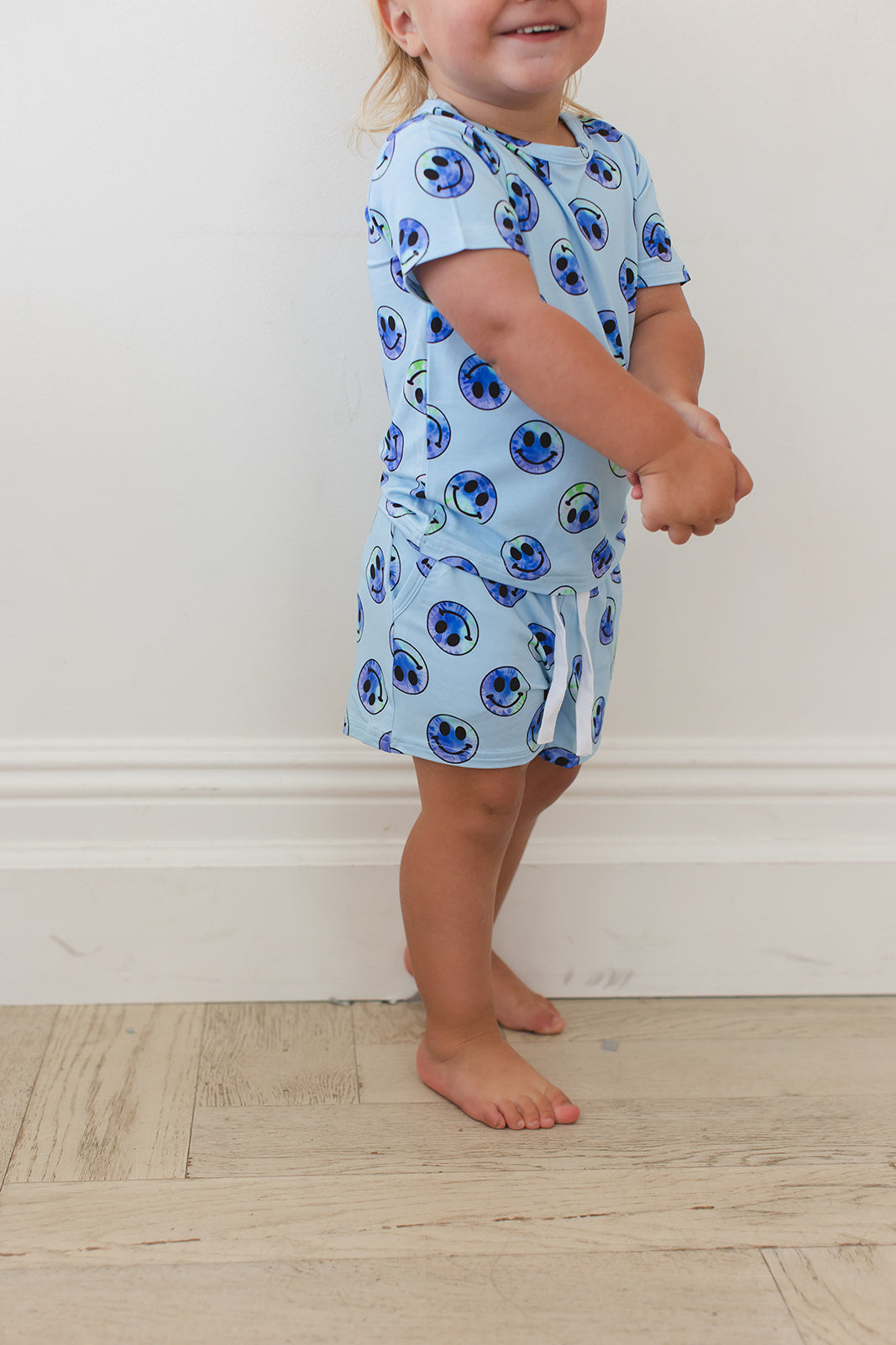 A Smile Tie Dye For - Pocket Short Set Blush Lotus