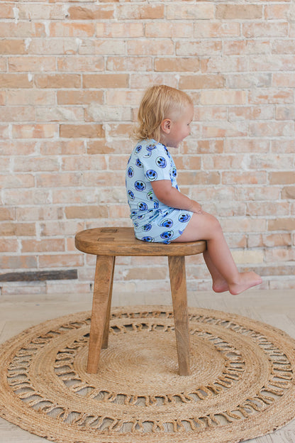 A Smile Tie Dye For - Pocket Short Set Blush Lotus