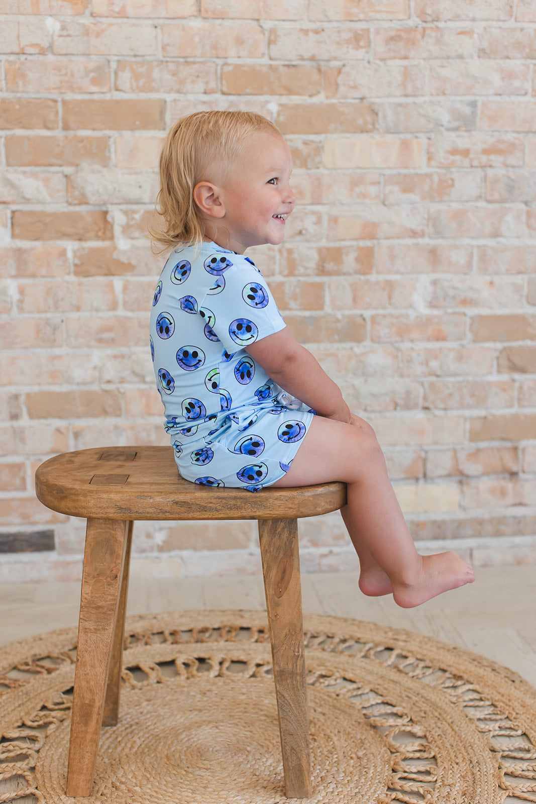 A Smile Tie Dye For - Pocket Short Set Blush Lotus