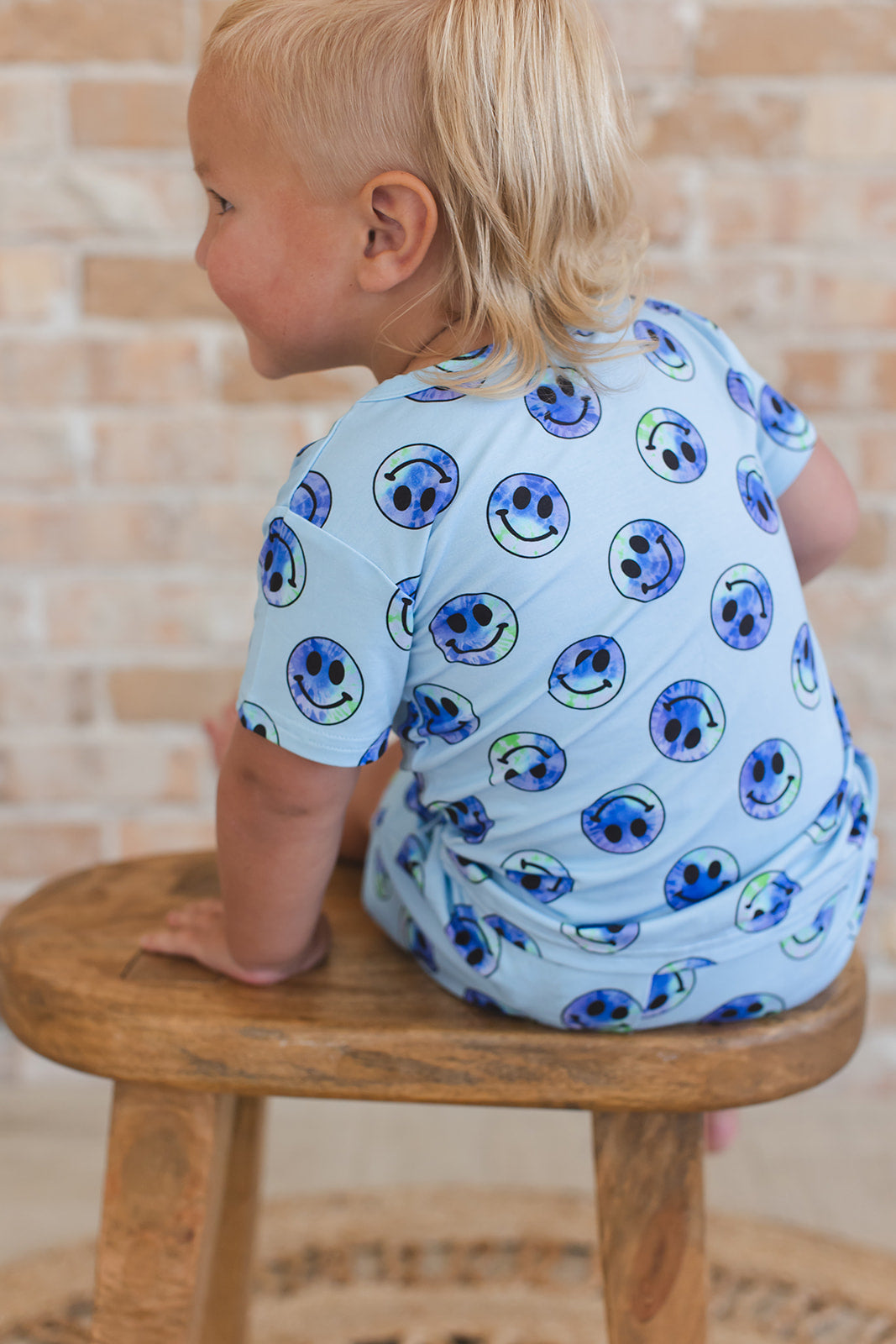 A Smile Tie Dye For - Pocket Short Set Blush Lotus