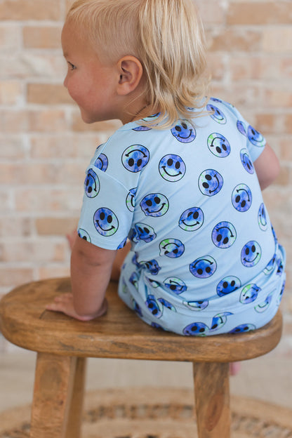 A Smile Tie Dye For - Pocket Short Set Blush Lotus