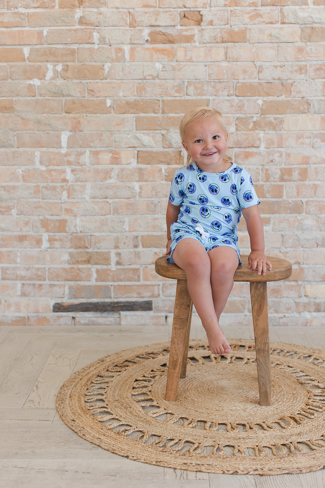 A Smile Tie Dye For - Pocket Short Set Blush Lotus