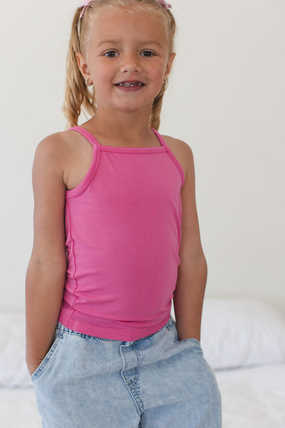 Pink Monarch - Bamboo Tank Blush Lotus